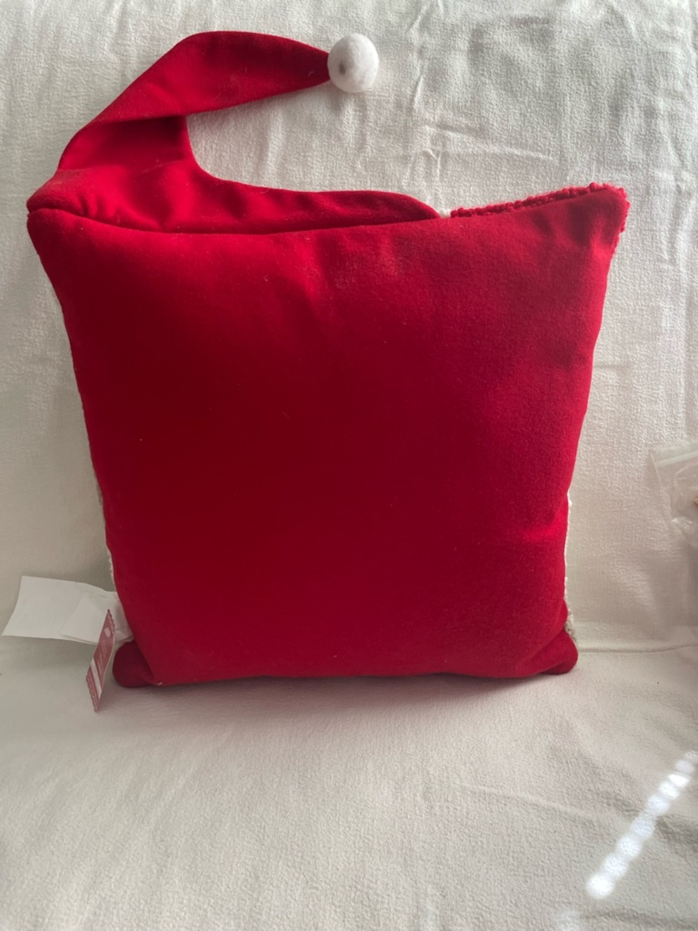 NWT Santa Ashland Red Holiday Pillow Tag - Peppermint Lane - Picture 3 of 8